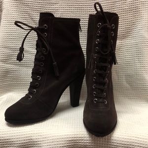 NWT All Saints lace up Grimsby brown boot